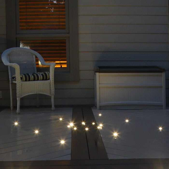 Dek Dots LED Recessed Deck Lighting Kit Flush Mount